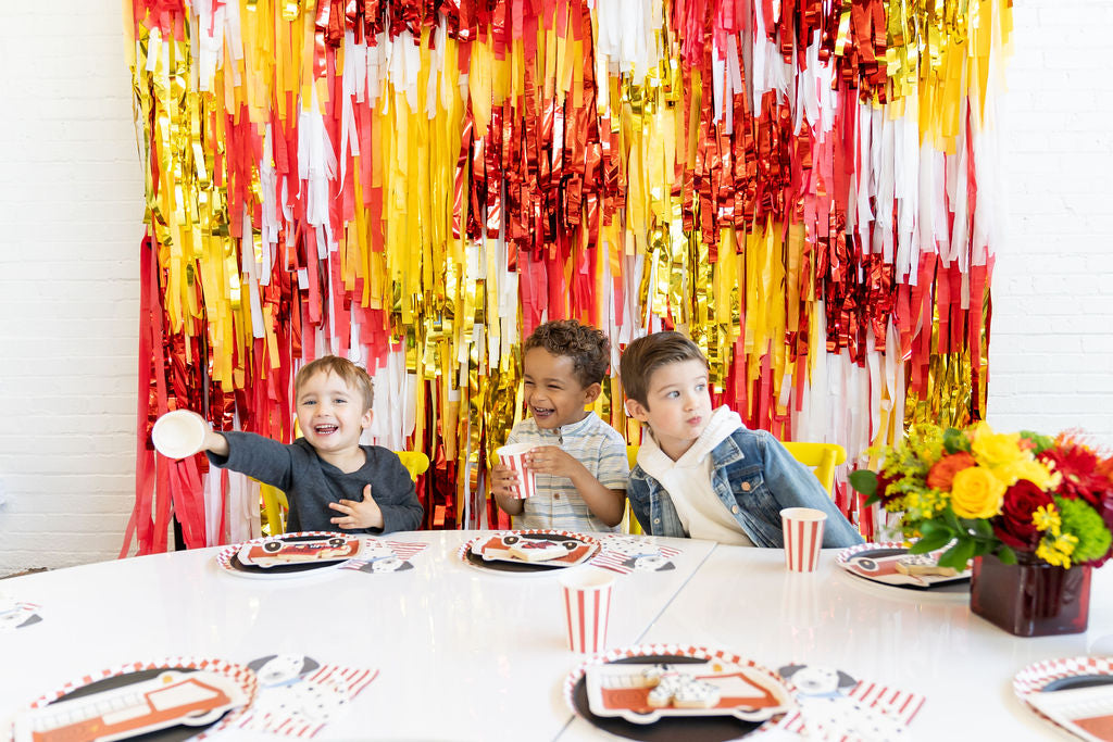 Fire Up The Fun Fringe Backdrop-Backdrops-Oh My Darling Party Co
