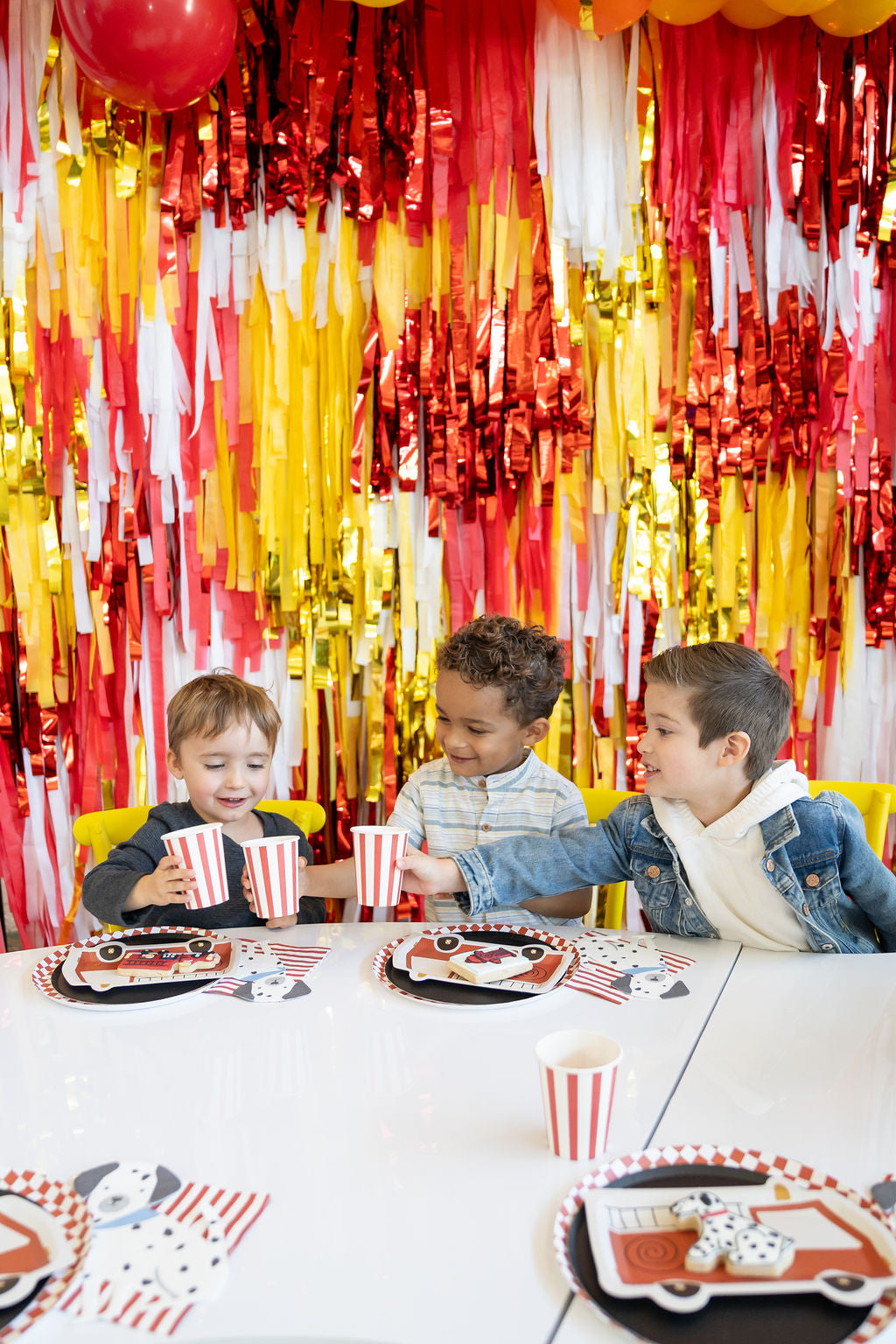 Fire Up The Fun Fringe Backdrop-Backdrops-Oh My Darling Party Co