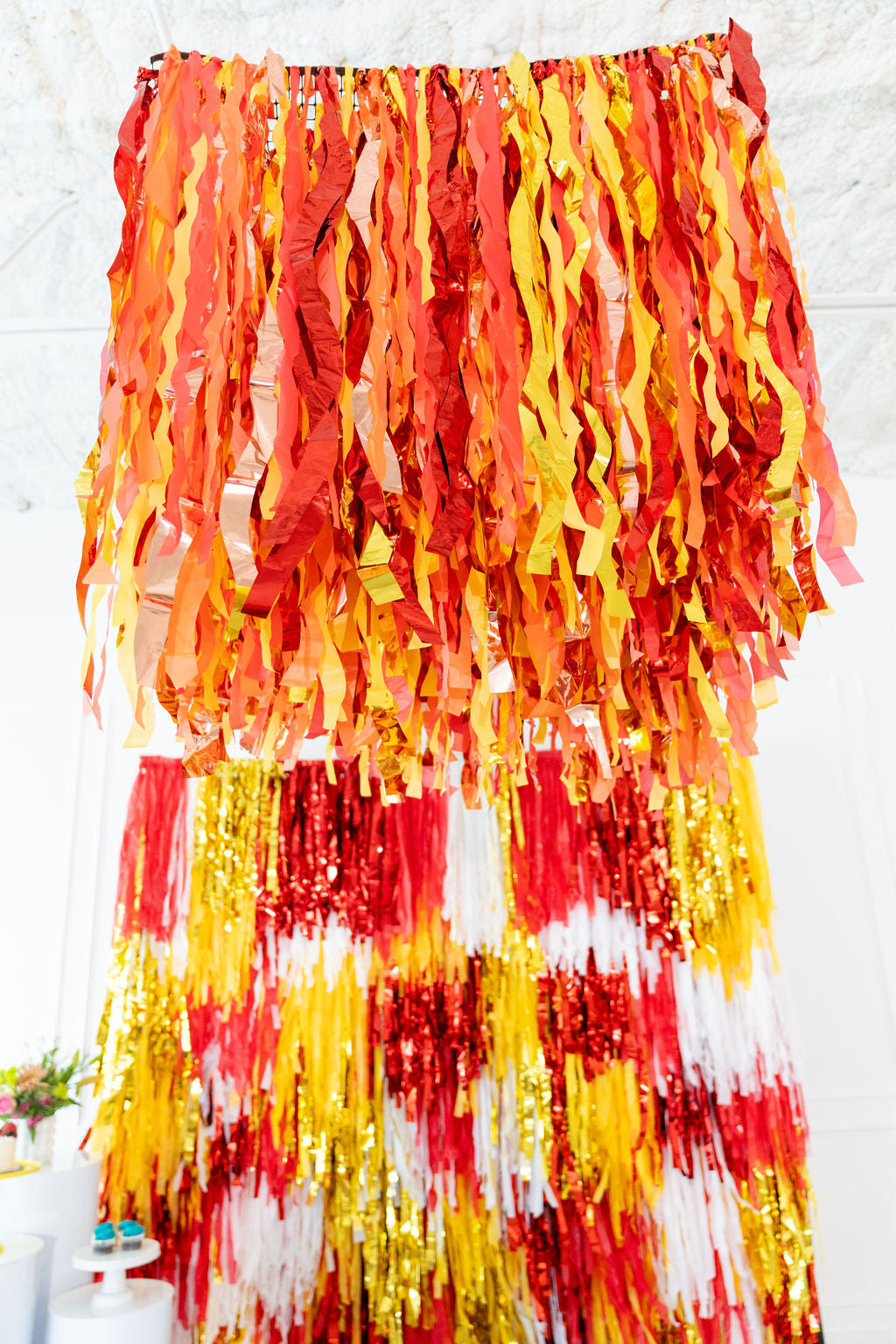 Fire Up The Fun Fringe Backdrop-Backdrops-Oh My Darling Party Co