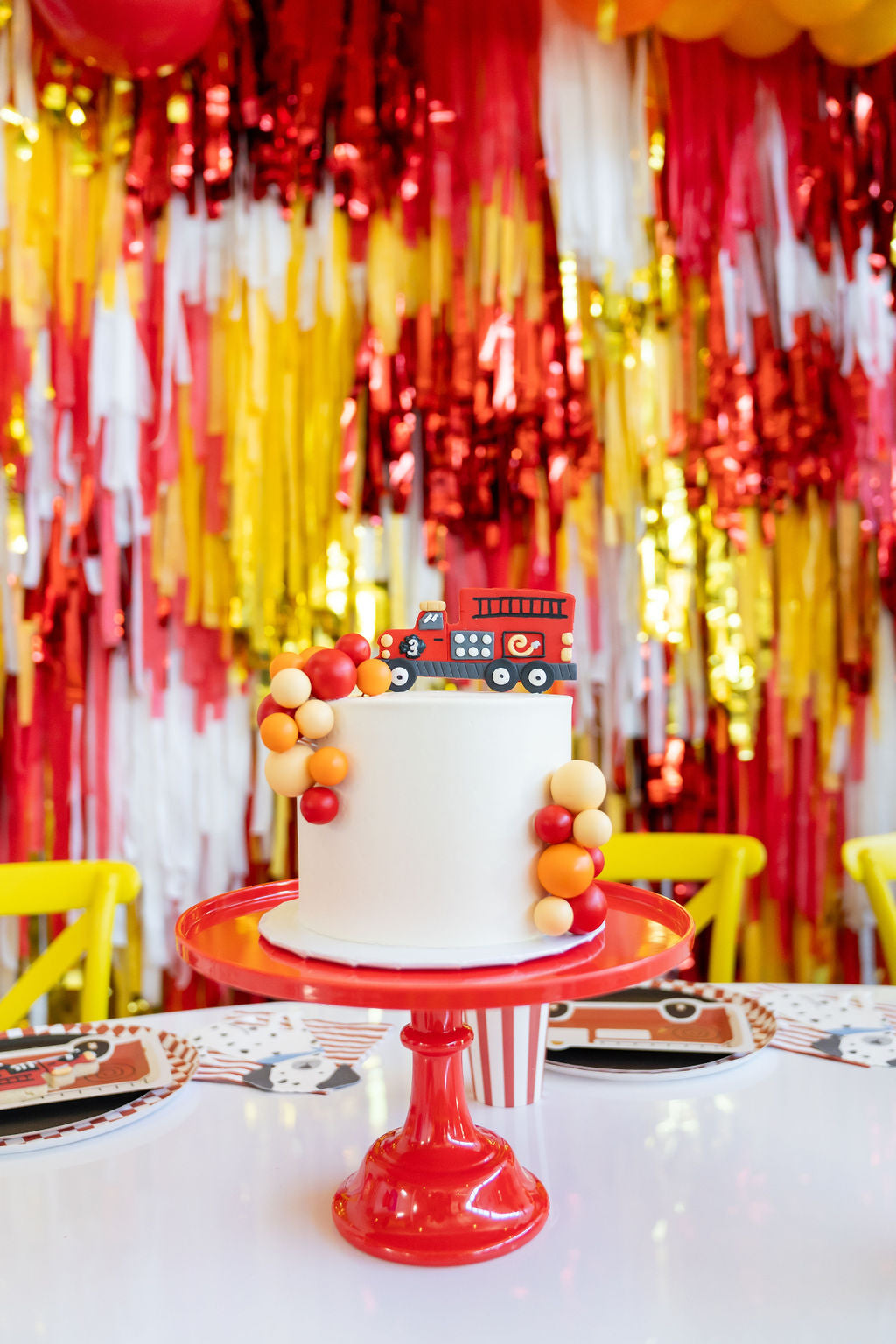 Fire Up The Fun Fringe Backdrop-Backdrops-Oh My Darling Party Co