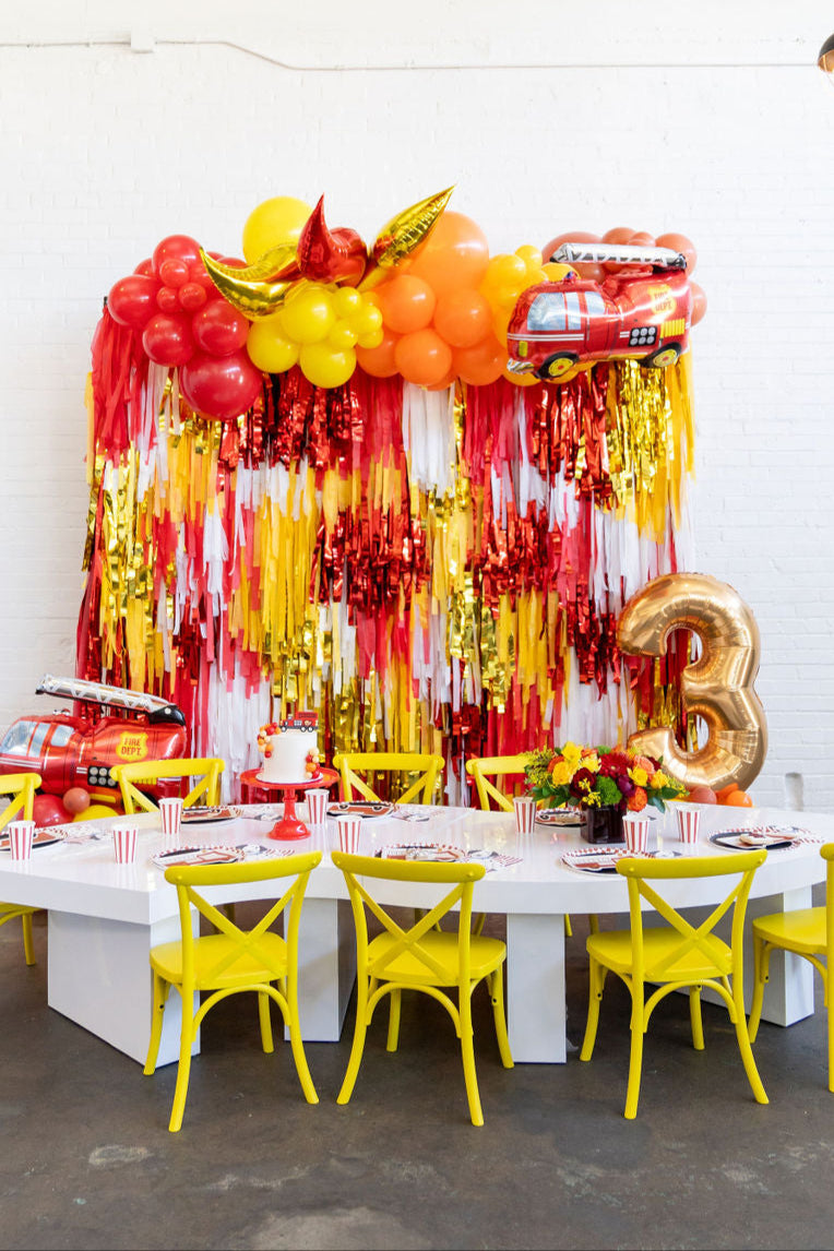 Fire Up The Fun Fringe Backdrop-Backdrops-Oh My Darling Party Co
