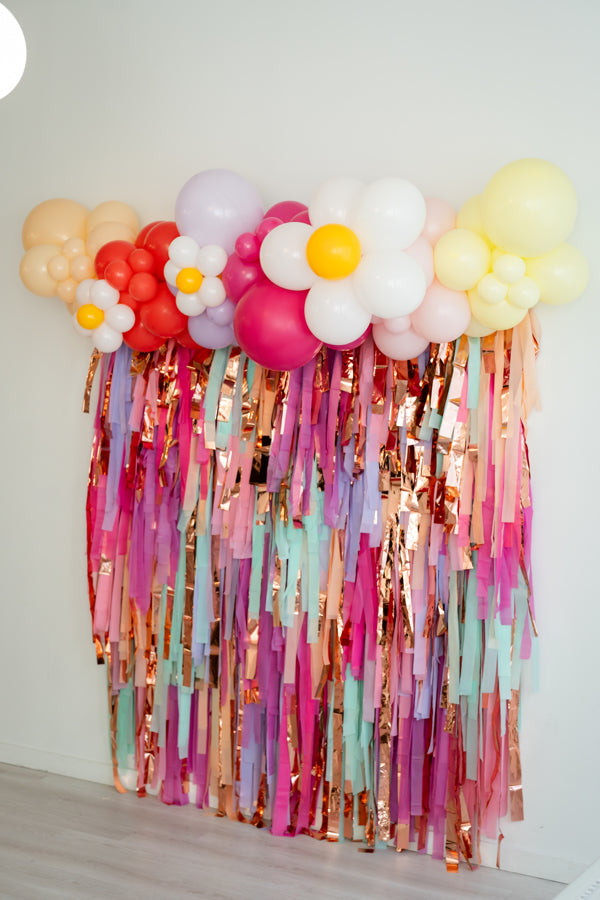 Flower Power Fringe Backdrop-Backdrops-Oh My Darling Party Co