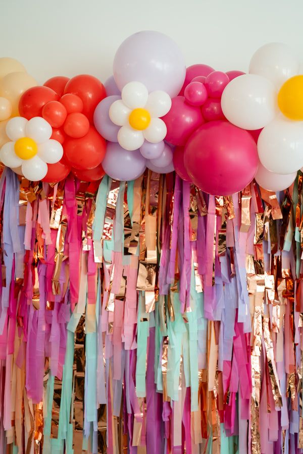 Flower Power Fringe Backdrop-Backdrops-Oh My Darling Party Co