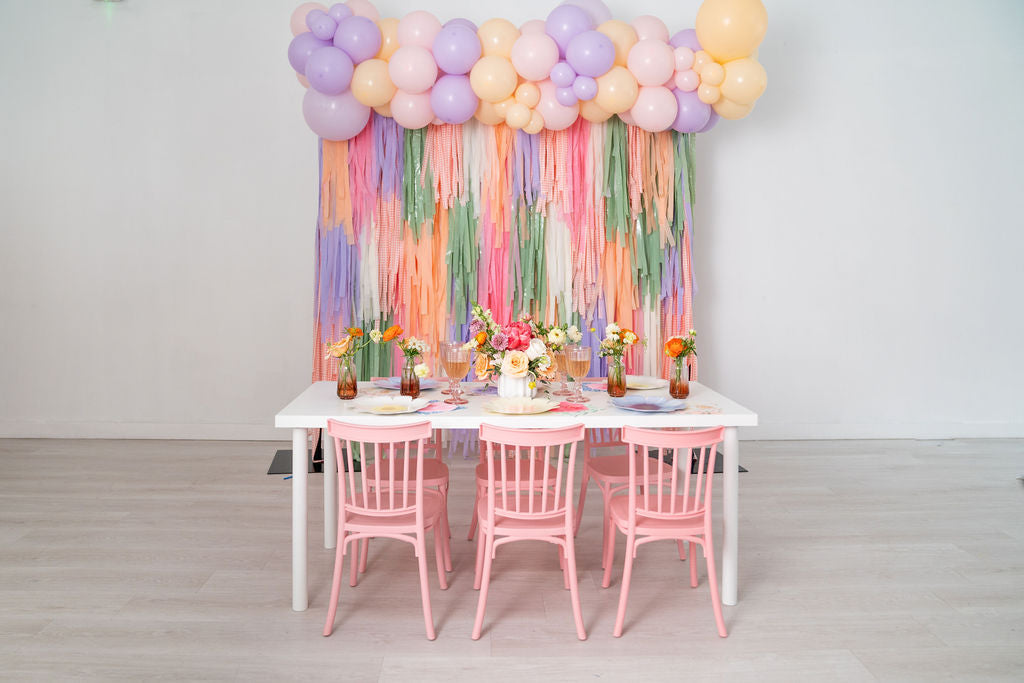 Garden Party Fringe Backdrop-Backdrops-Oh My Darling Party Co