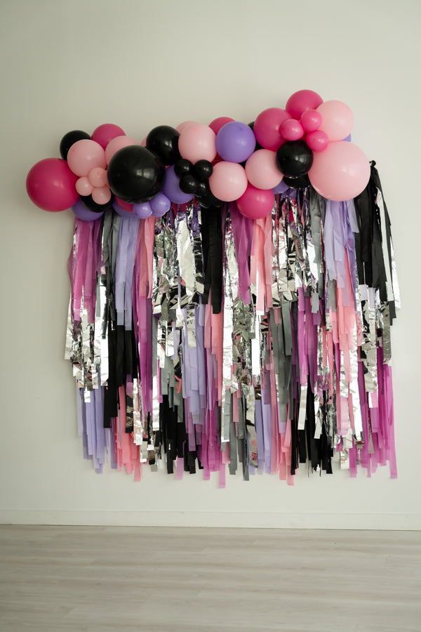 Girly Goth Fringe Backdrop-Backdrops-Oh My Darling Party Co