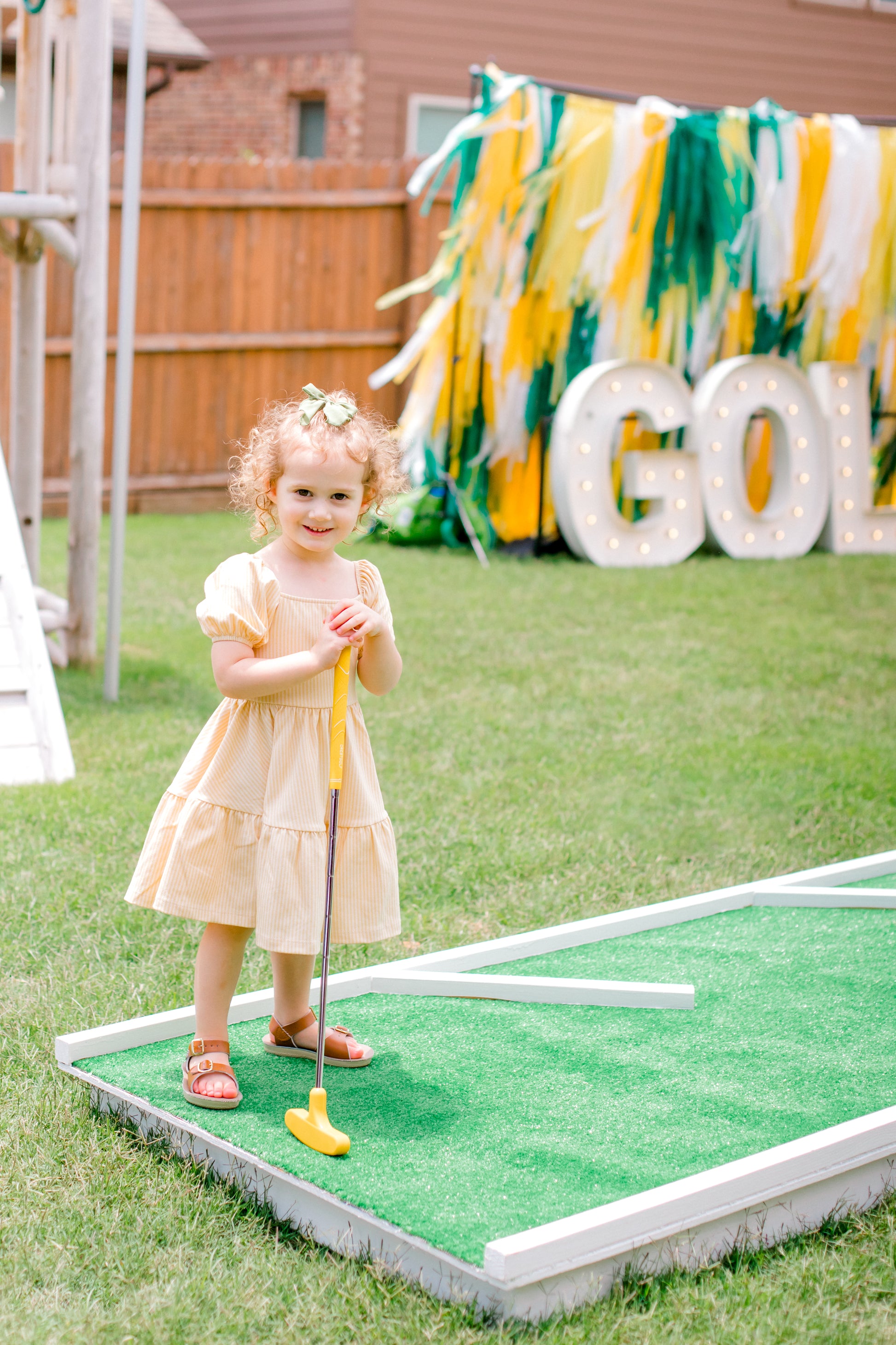 Golf Par-Tee Fringe Backdrop-Backdrops-Oh My Darling Party Co