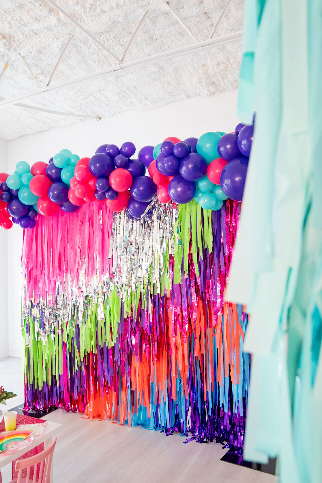 Groovy Glitterfest Fringe Backdrop-Backdrops-Oh My Darling Party Co