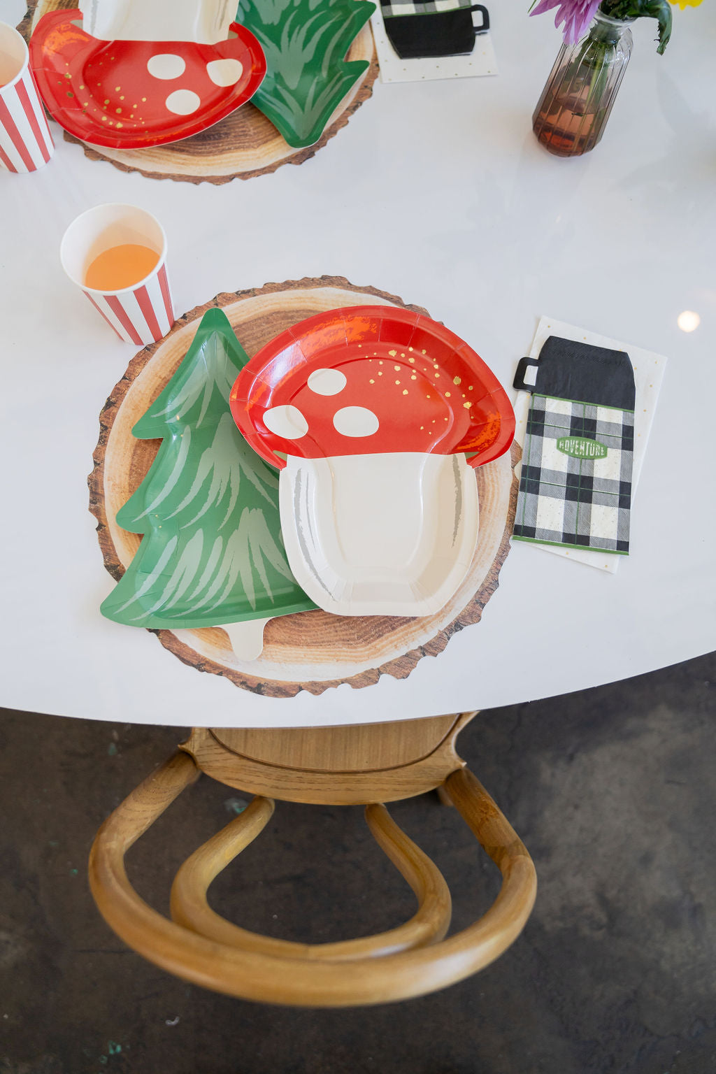 Happy Camper Fringe Backdrop-Backdrops-Oh My Darling Party Co