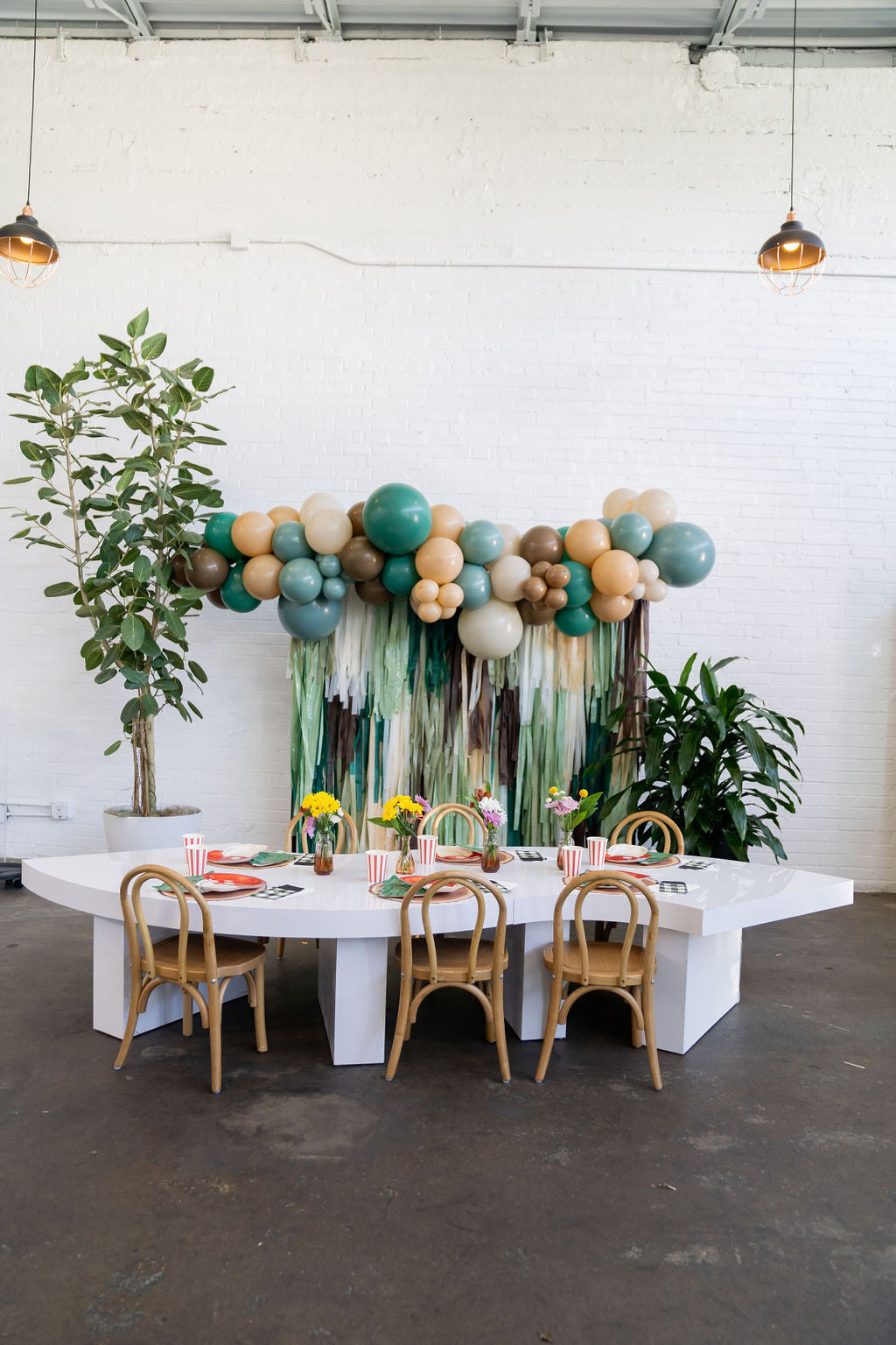 Happy Camper Fringe Backdrop-Backdrops-Oh My Darling Party Co
