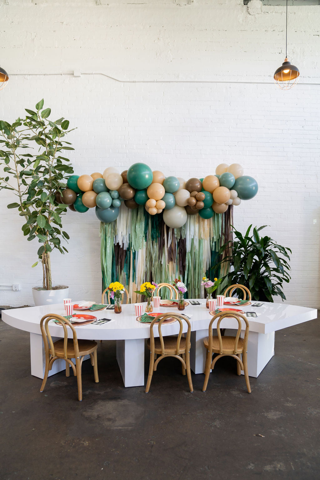 Happy Camper Fringe Backdrop-Backdrops-Oh My Darling Party Co