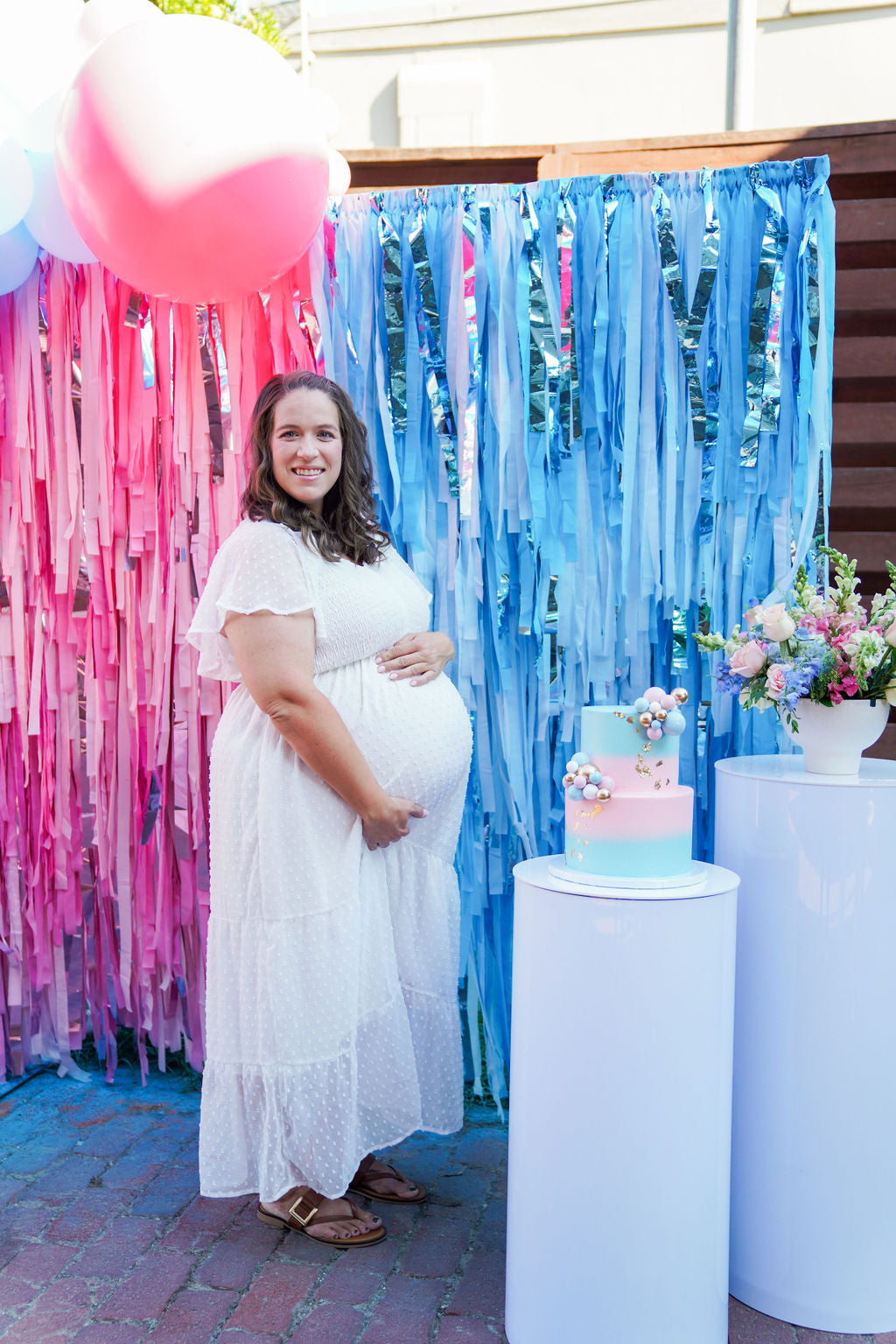 Here For The Sex Fringe Backdrop-Backdrops-Oh My Darling Party Co