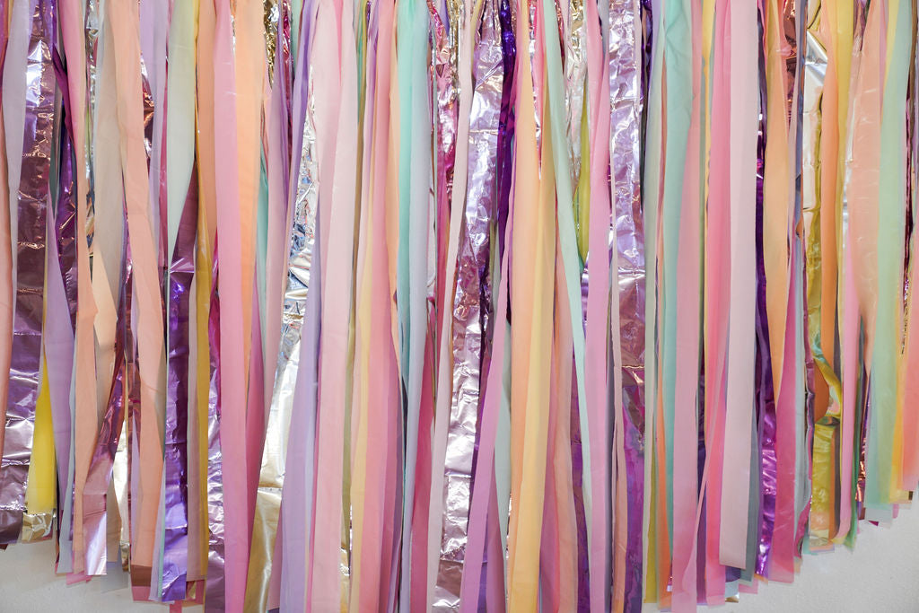 Kaleidoscope Bash Fringe Backdrop.
