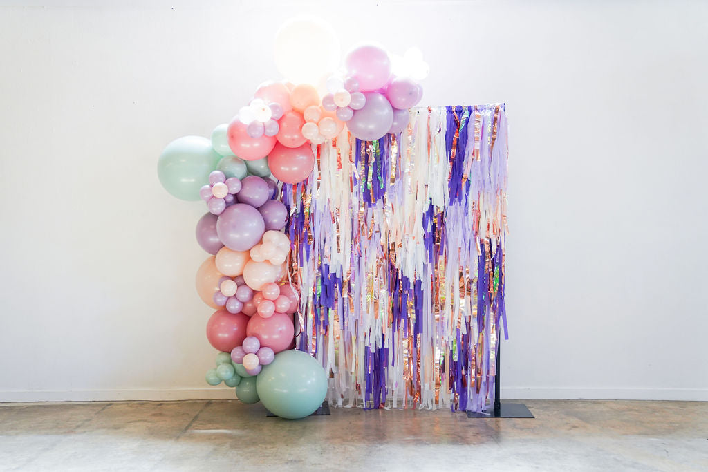 Lavender Fields Fringe Backdrop-Backdrops-Oh My Darling Party Co