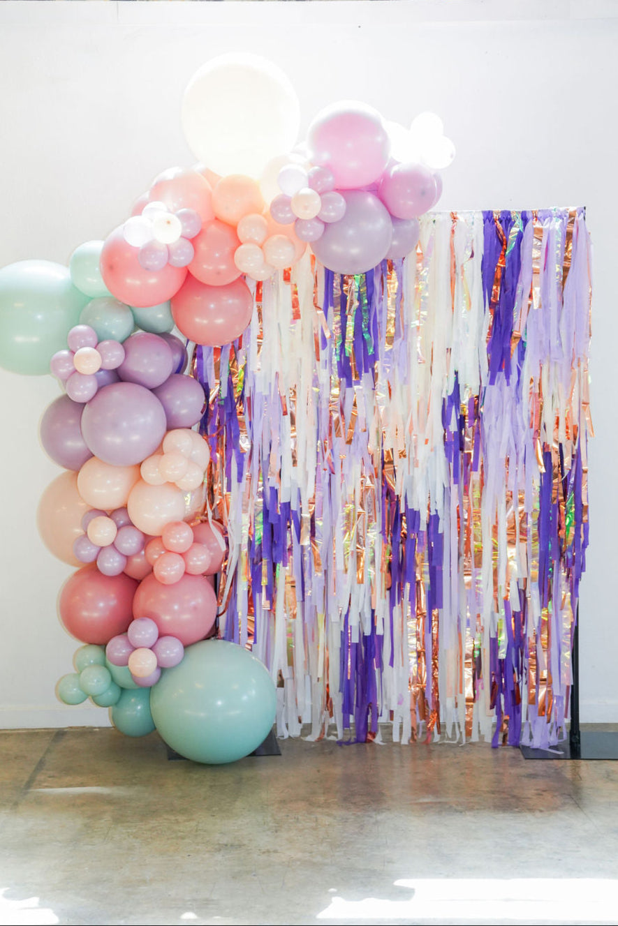 Lavender Fields Fringe Backdrop-Backdrops-Oh My Darling Party Co