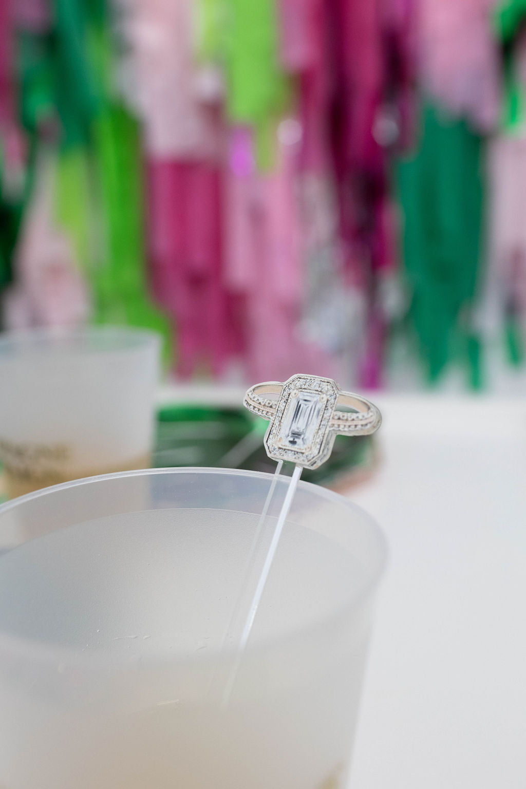Let's Flamingle Fringe Backdrop-Backdrops-Oh My Darling Party Co