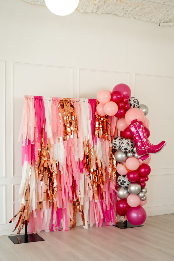 Let's Get Rowdy Fringe Backdrop-Backdrops-Oh My Darling Party Co