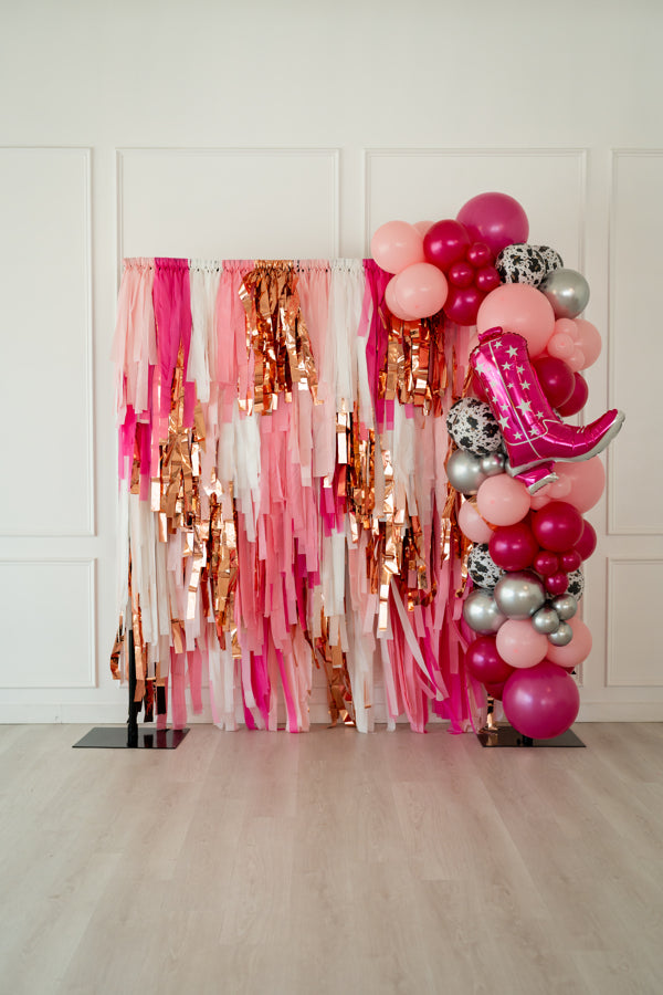 Let's Get Rowdy Fringe Backdrop-Backdrops-Oh My Darling Party Co