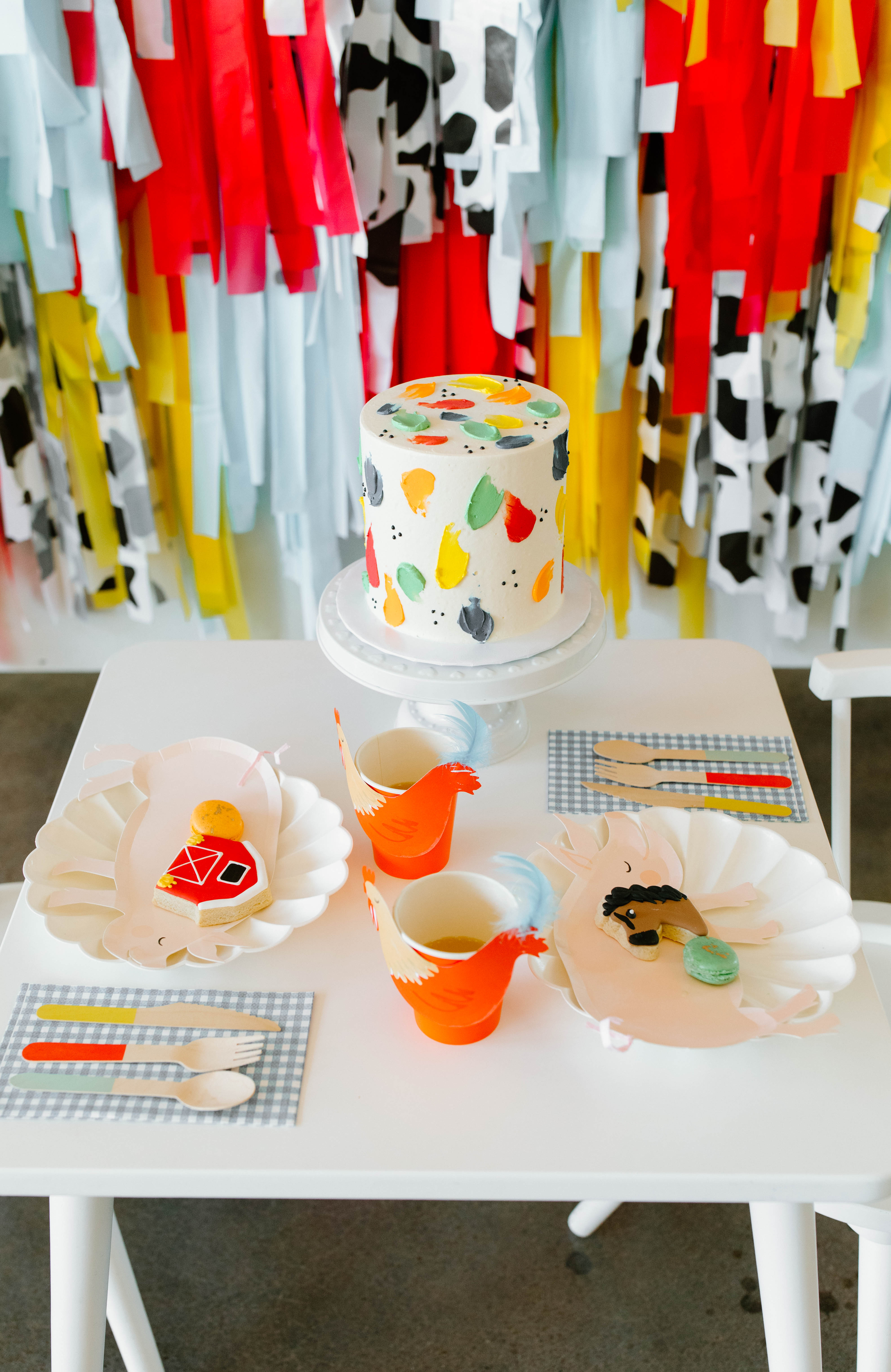 Life on The Farm Fringe Backdrop-Backdrops-Oh My Darling Party Co