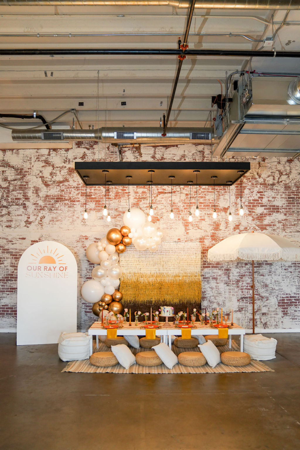 Light As a Feather Fringe Backdrop-Backdrops-Oh My Darling Party Co