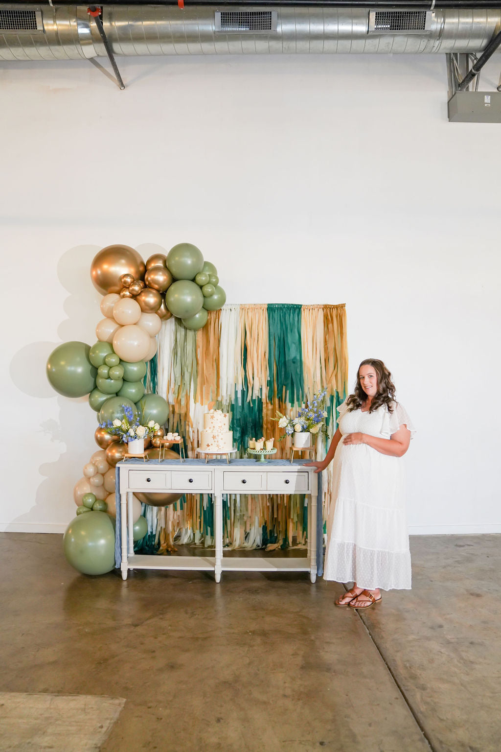 Lions, Tigers and Babies, Oh My! Fringe Backdrop-Backdrops-Oh My Darling Party Co