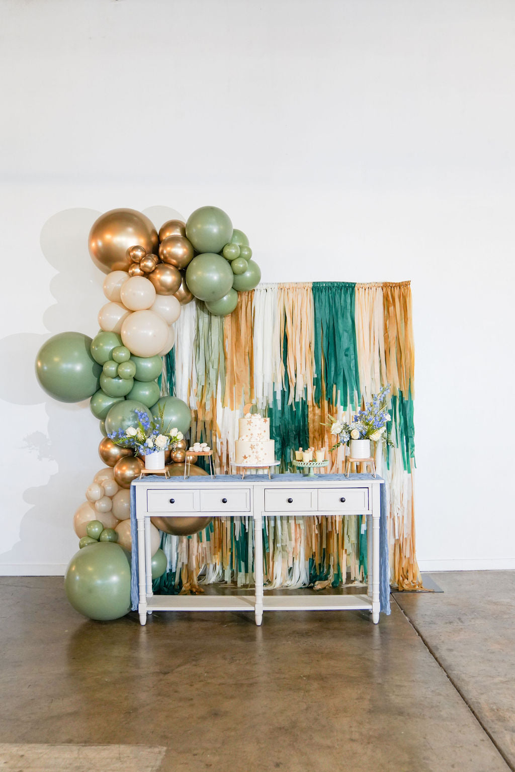 Lions, Tigers and Babies, Oh My! Fringe Backdrop-Backdrops-Oh My Darling Party Co