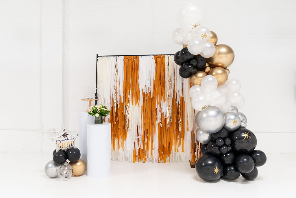 Longhorn Legacy Fringe Backdrop-Backdrops-Oh My Darling Party Co
