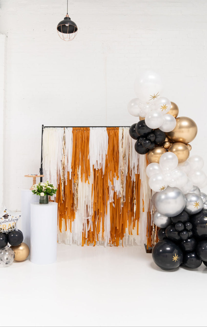 Longhorn Legacy Fringe Backdrop-Backdrops-Oh My Darling Party Co