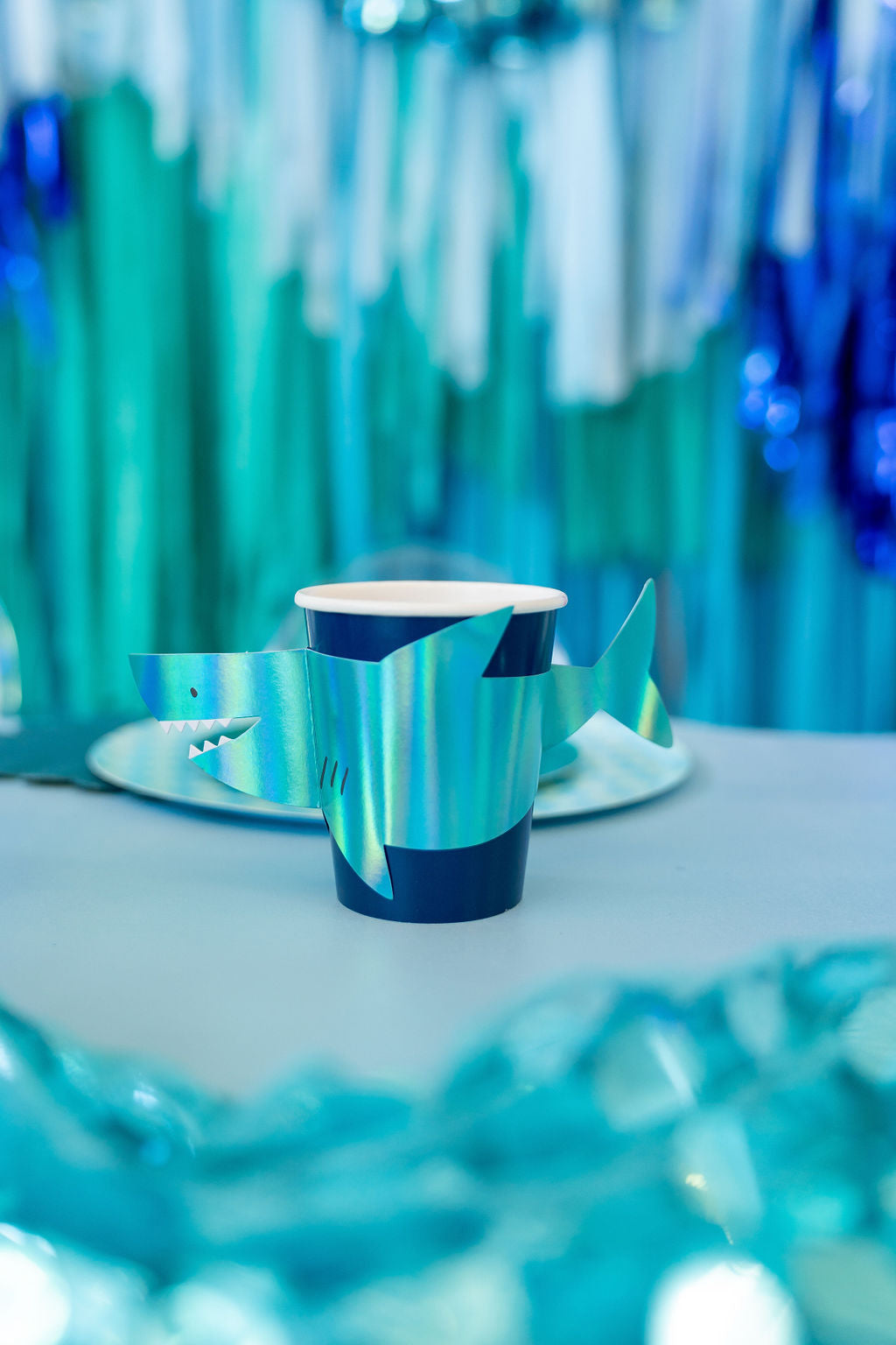 Making Waves Fringe Backdrop-Backdrops-Oh My Darling Party Co