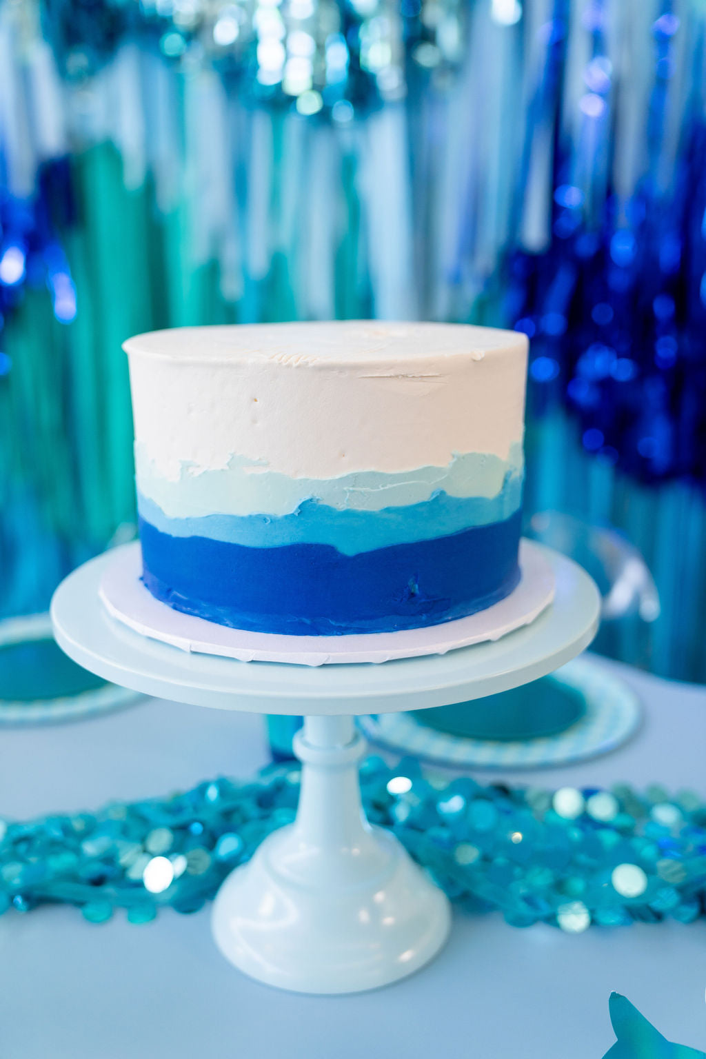 Making Waves Fringe Backdrop-Backdrops-Oh My Darling Party Co