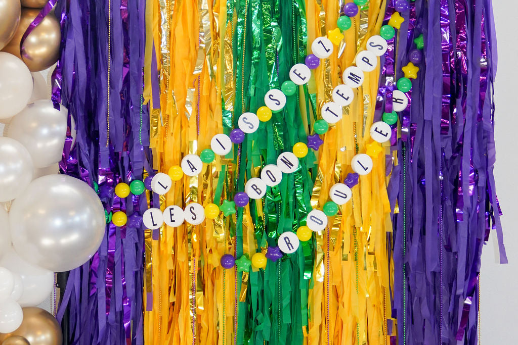 Mardi Gras Madness Fringe Backdrop-Backdrops-Oh My Darling Party Co