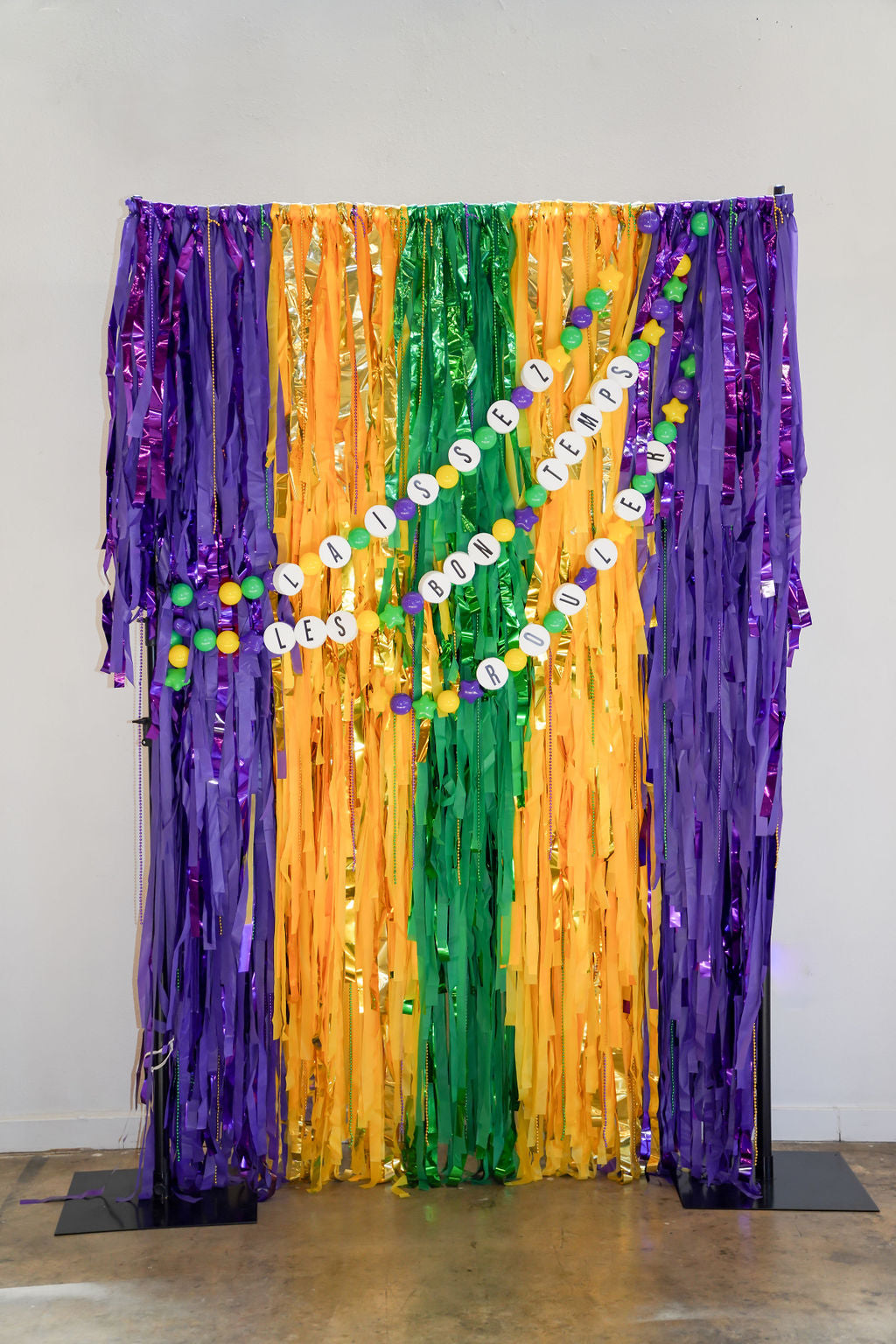 Mardi Gras Madness Fringe Backdrop-Backdrops-Oh My Darling Party Co