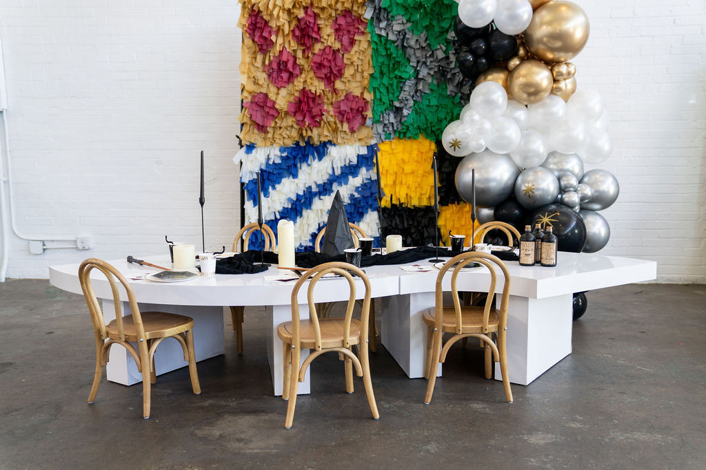 Mystical Mischief & Wizard Wonders Fringe Backdrop-Backdrops-Oh My Darling Party Co