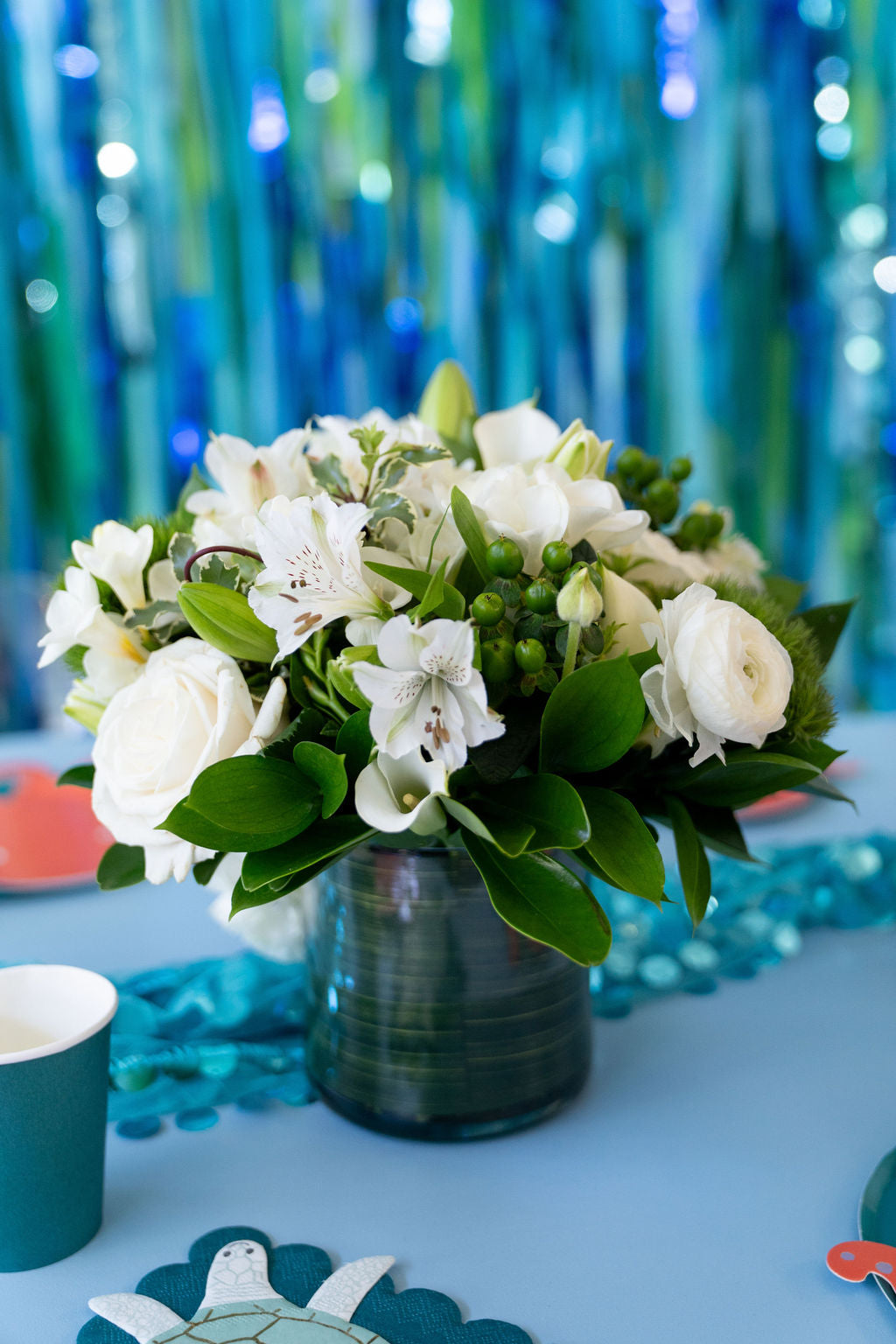 Ocean Adventures Fringe Backdrop-Backdrops-Oh My Darling Party Co