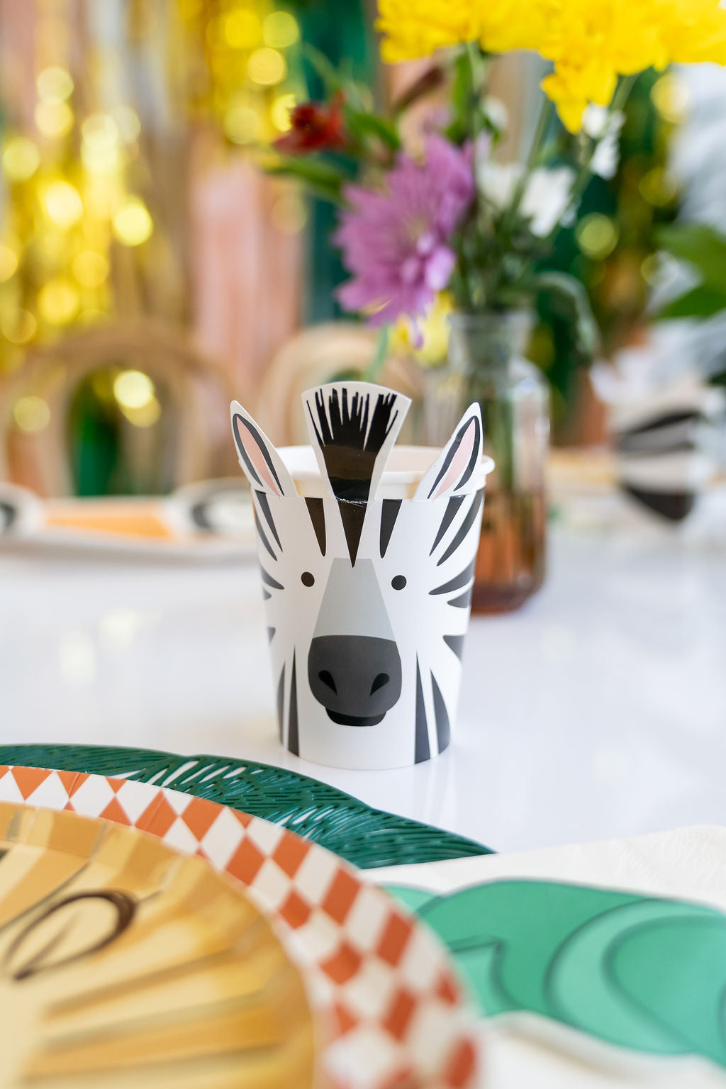 Party In The Wild Fringe Backdrop-Backdrops-Oh My Darling Party Co
