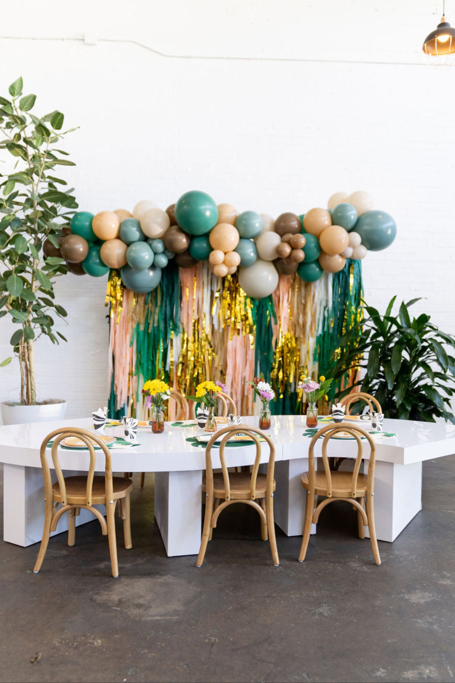Party In The Wild Fringe Backdrop-Backdrops-Oh My Darling Party Co