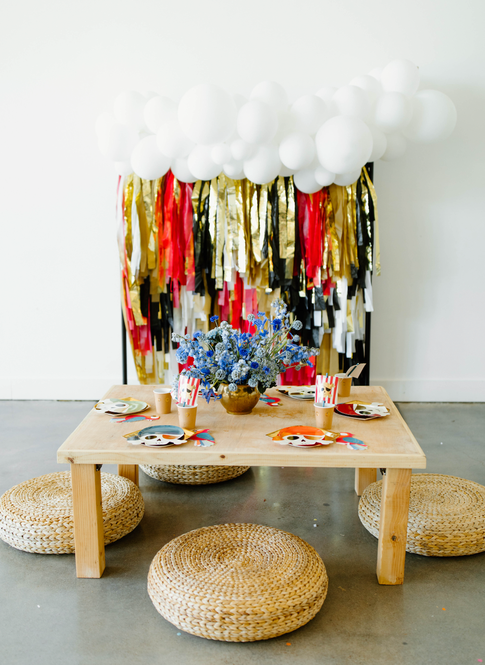 Pirates Fringe Backdrop-Backdrops-Oh My Darling Party Co