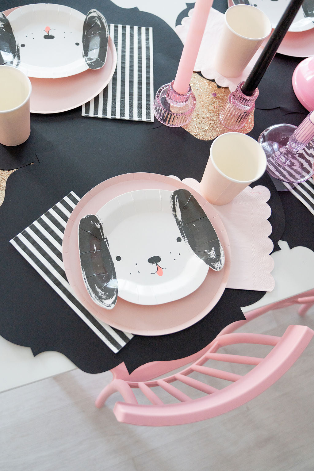Poodle Party Fringe Backdrop-Backdrops-Oh My Darling Party Co