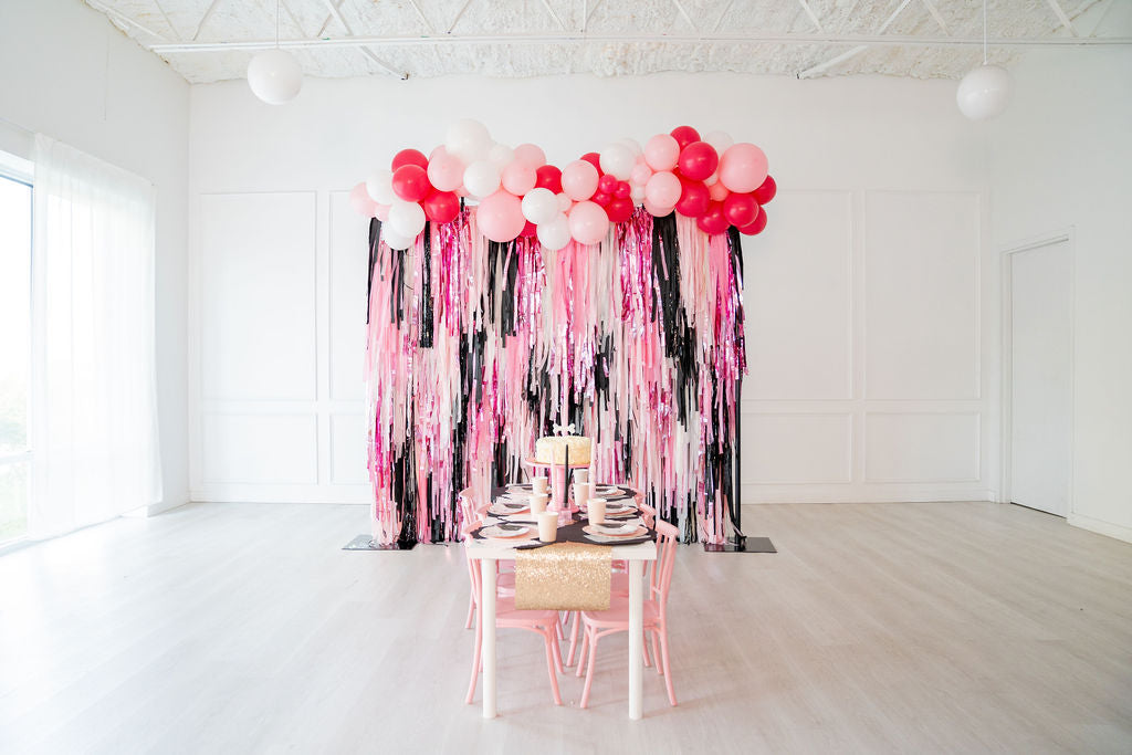 Poodle Party Fringe Backdrop-Backdrops-Oh My Darling Party Co