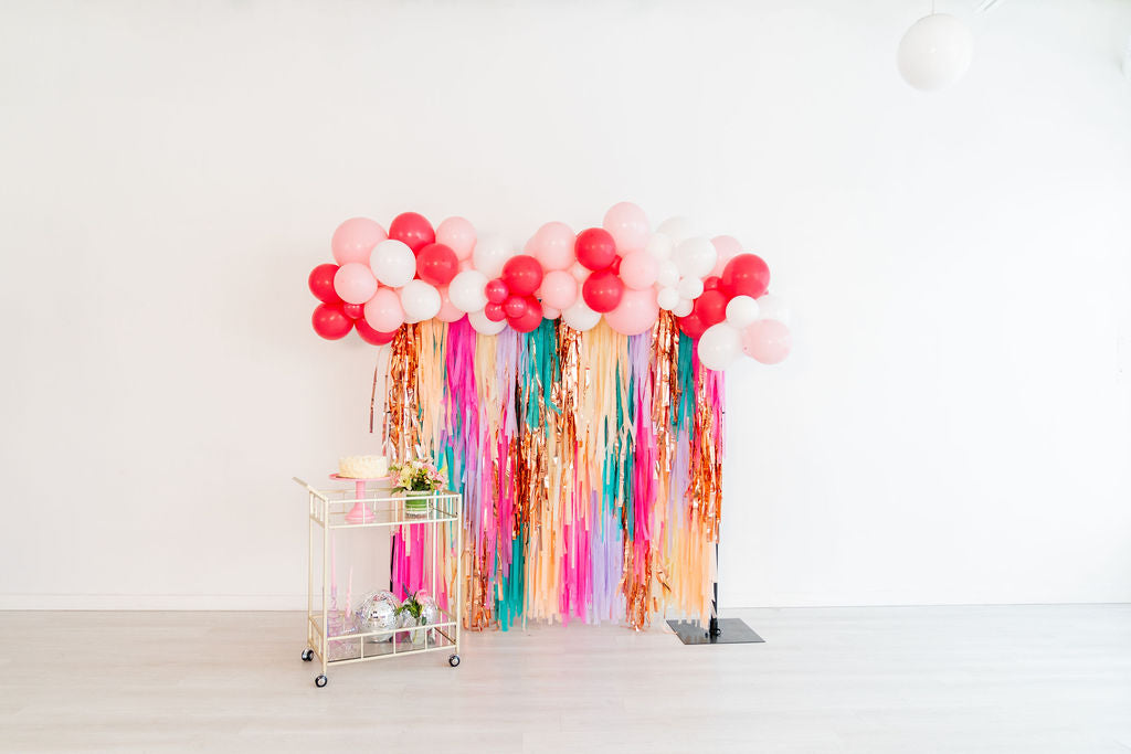 Pop Star Fringe Backdrop-Backdrops-Oh My Darling Party Co
