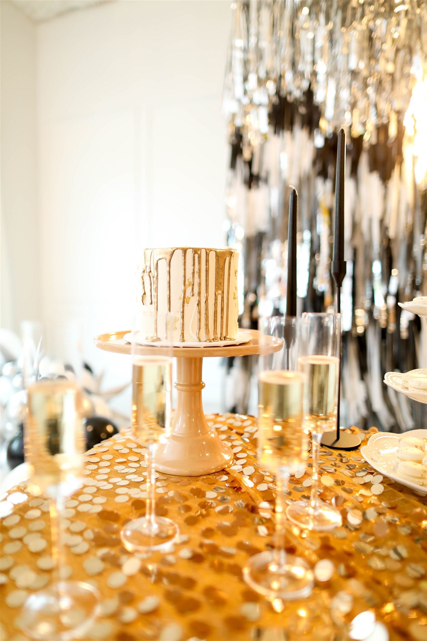 Ringing In The New Year Fringe Backdrop-Backdrops-Oh My Darling Party Co