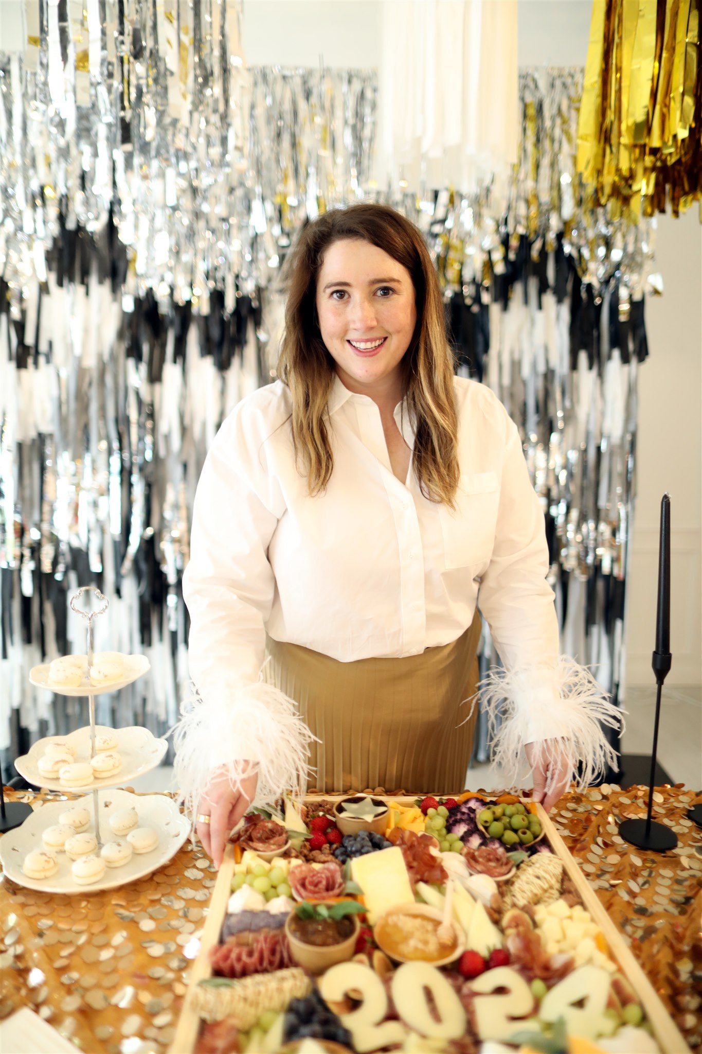 Ringing In The New Year Fringe Backdrop-Backdrops-Oh My Darling Party Co