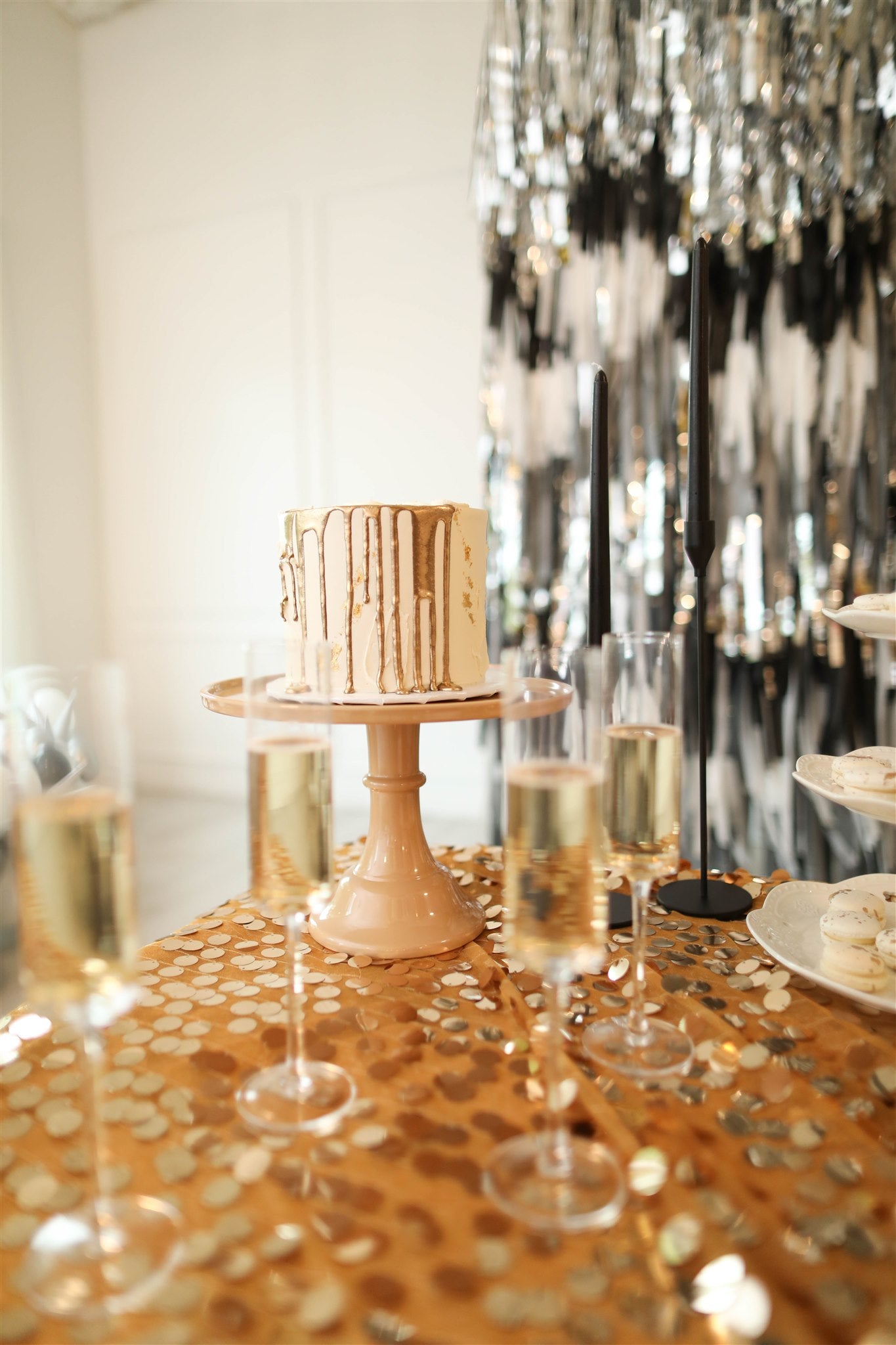Ringing In The New Year Fringe Backdrop-Backdrops-Oh My Darling Party Co