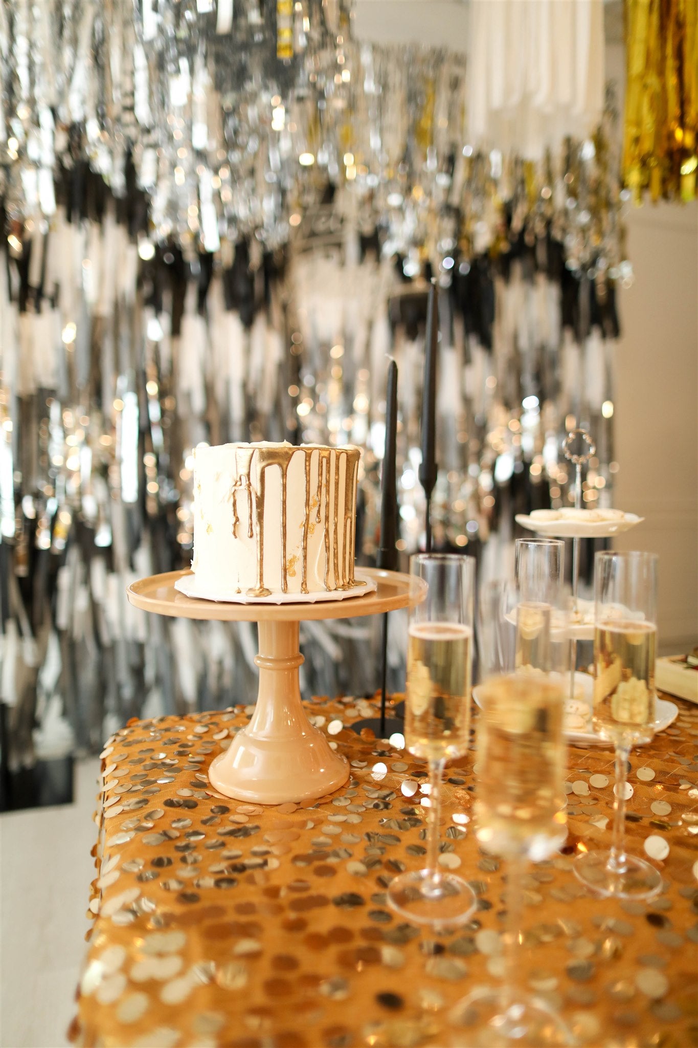Ringing In The New Year Fringe Backdrop-Backdrops-Oh My Darling Party Co
