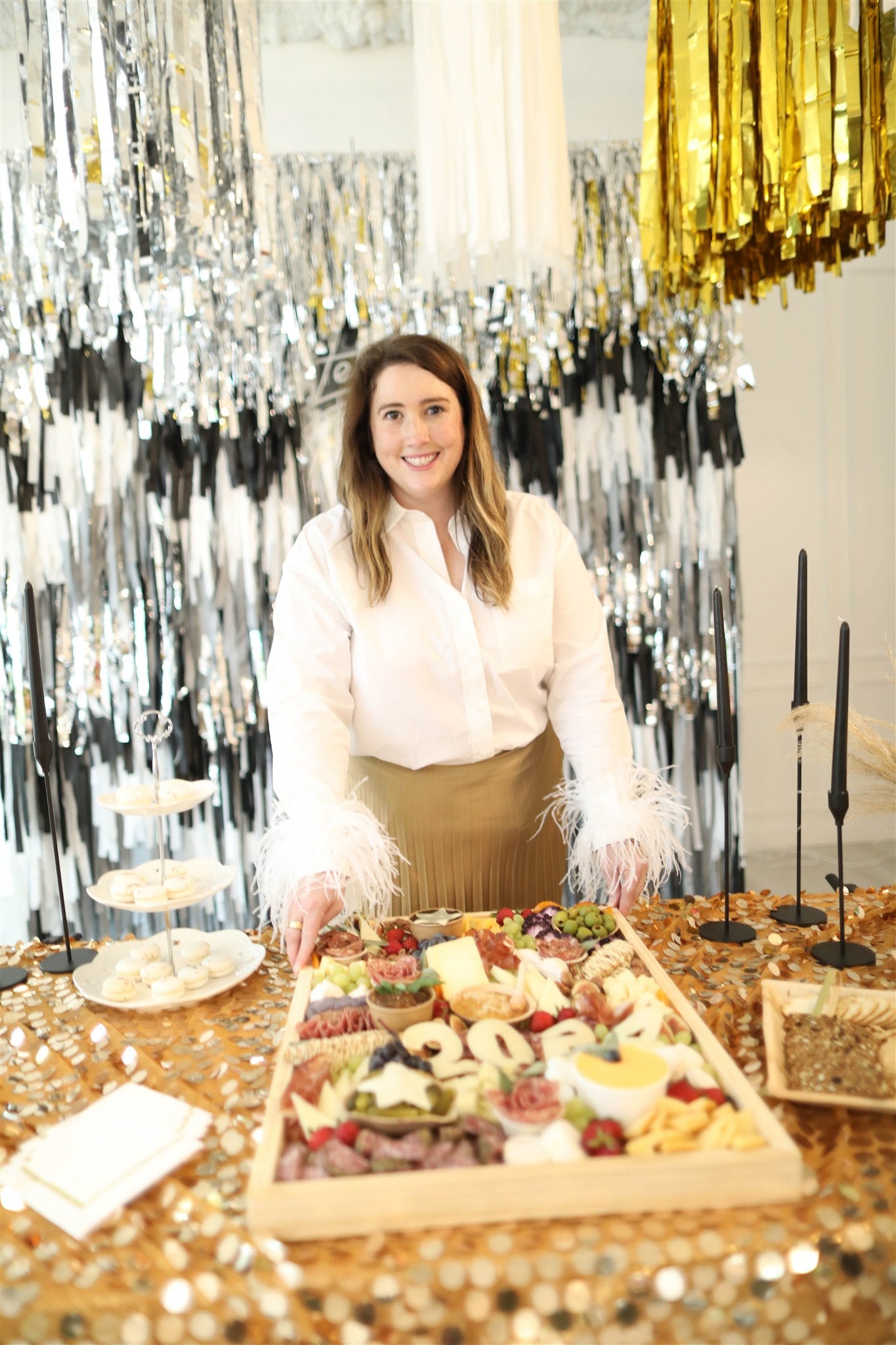 Ringing In The New Year Fringe Backdrop-Backdrops-Oh My Darling Party Co