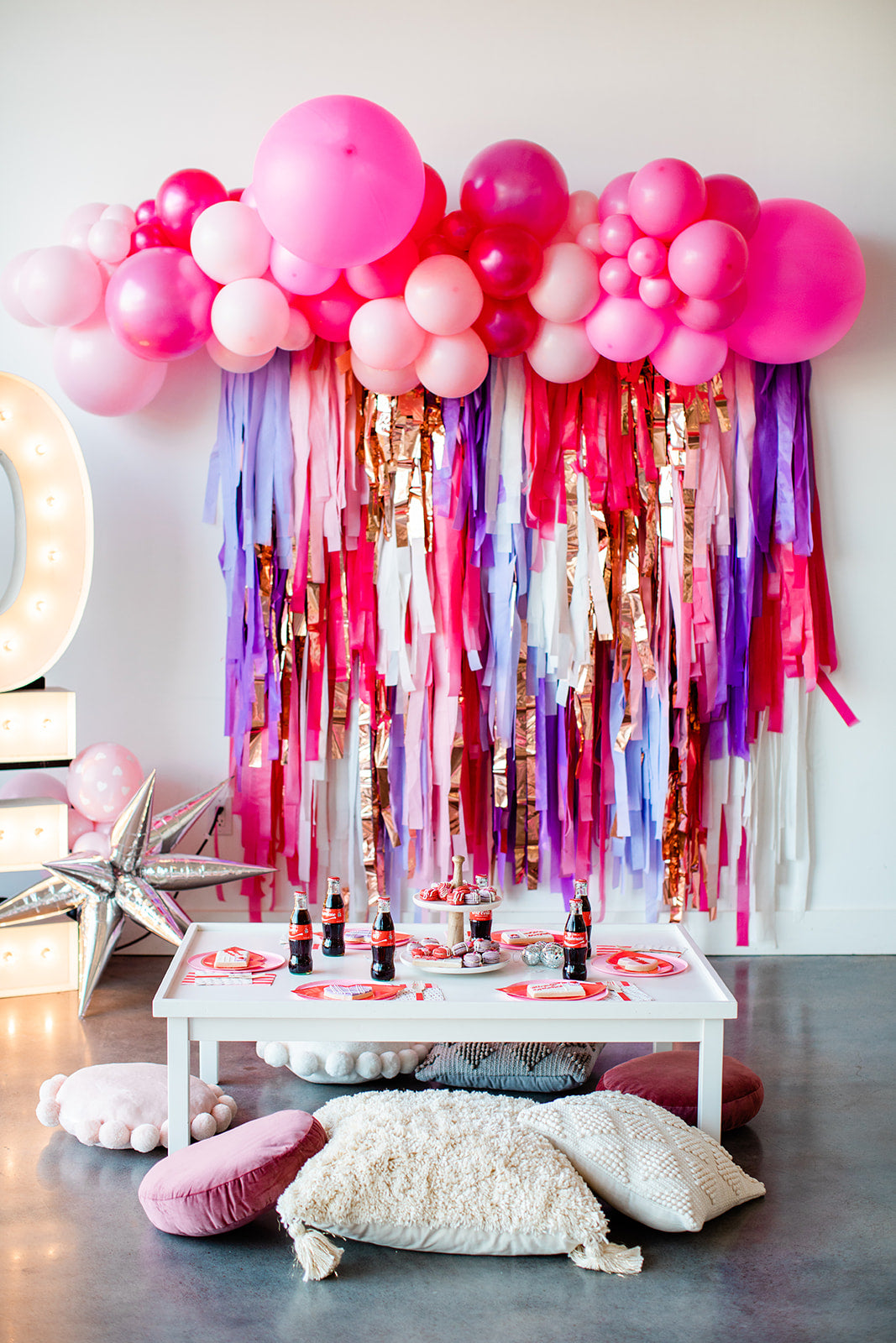 Royally Sweet Fringe Backdrop-Backdrops-Oh My Darling Party Co