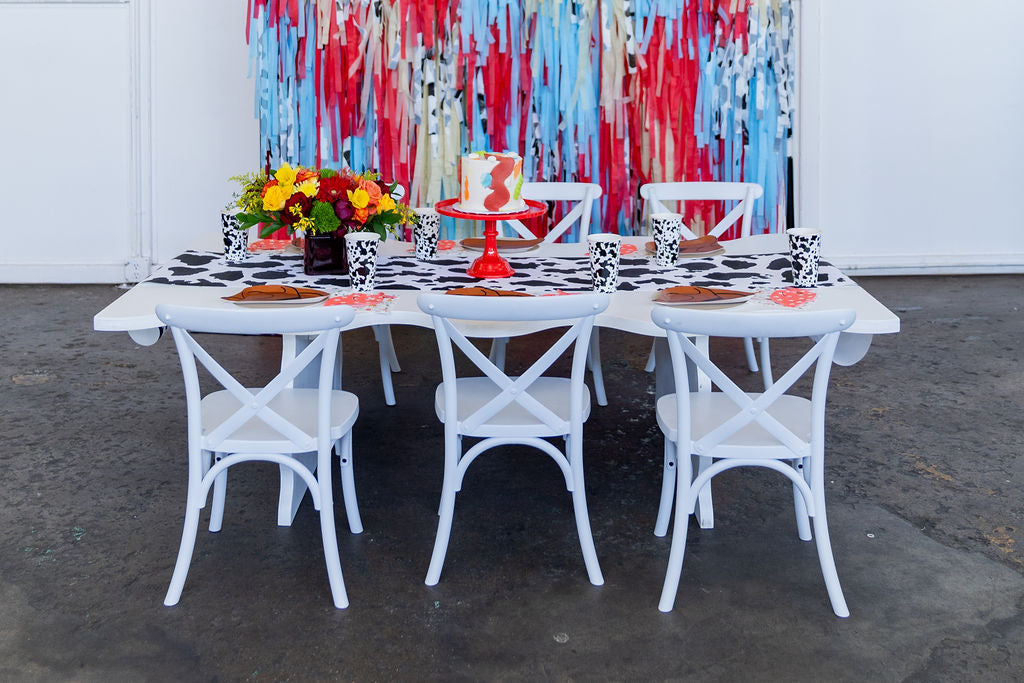 Saddle Up! Fringe Backdrop-Backdrops-Oh My Darling Party Co