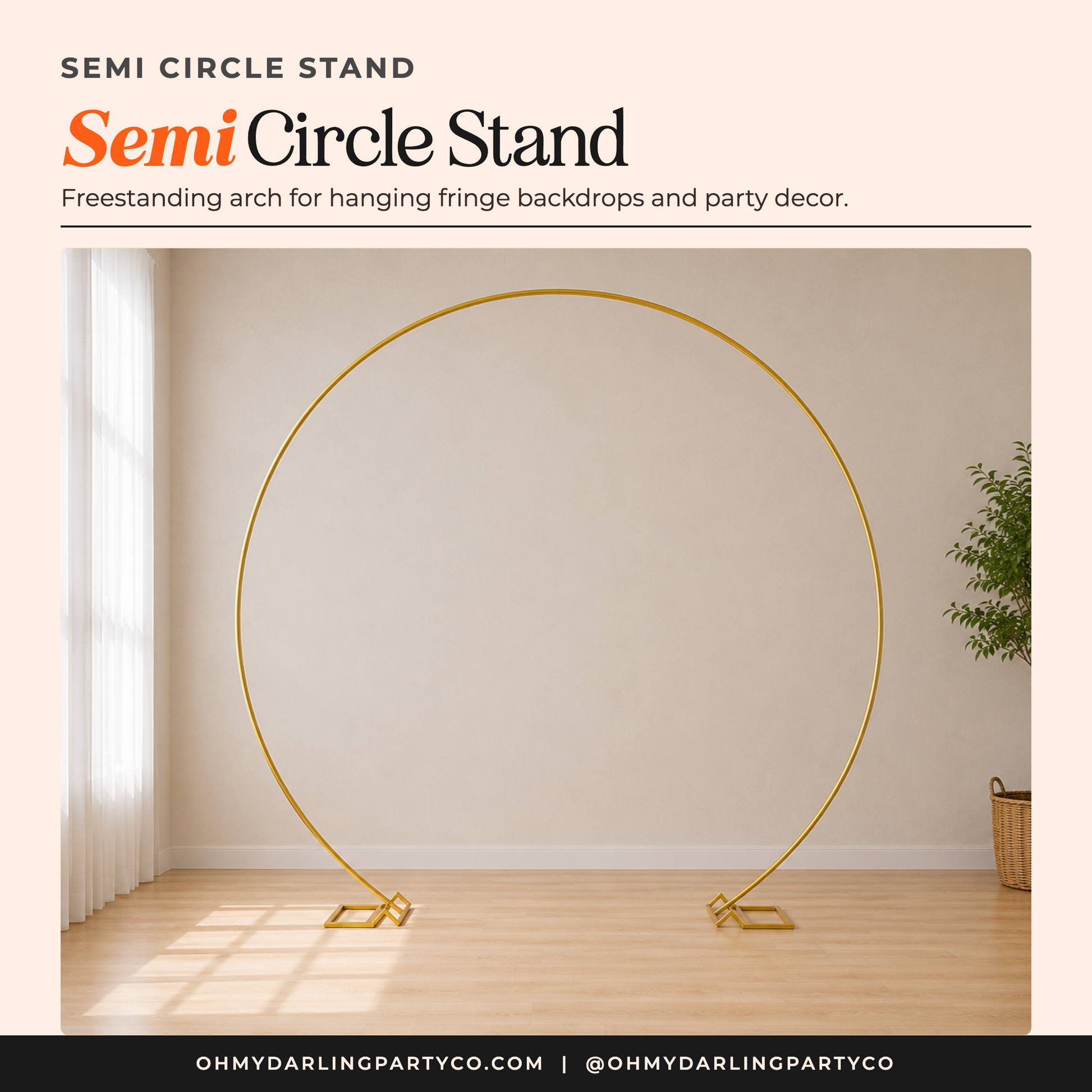 Semi Circle Stand — hero