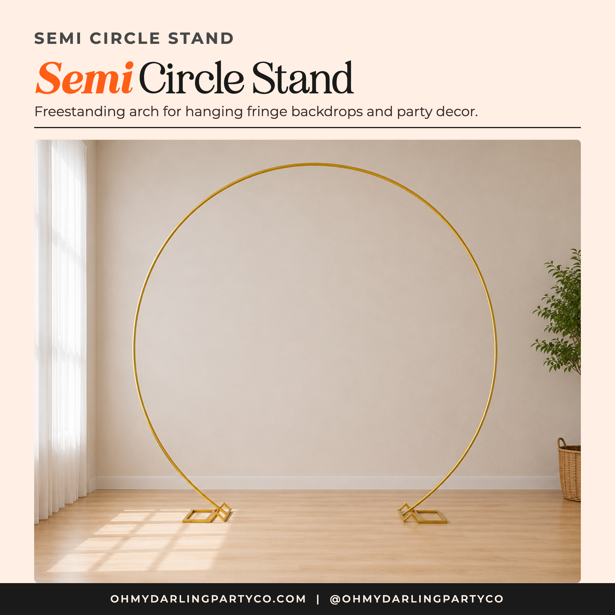 Semi Circle Stand — hero