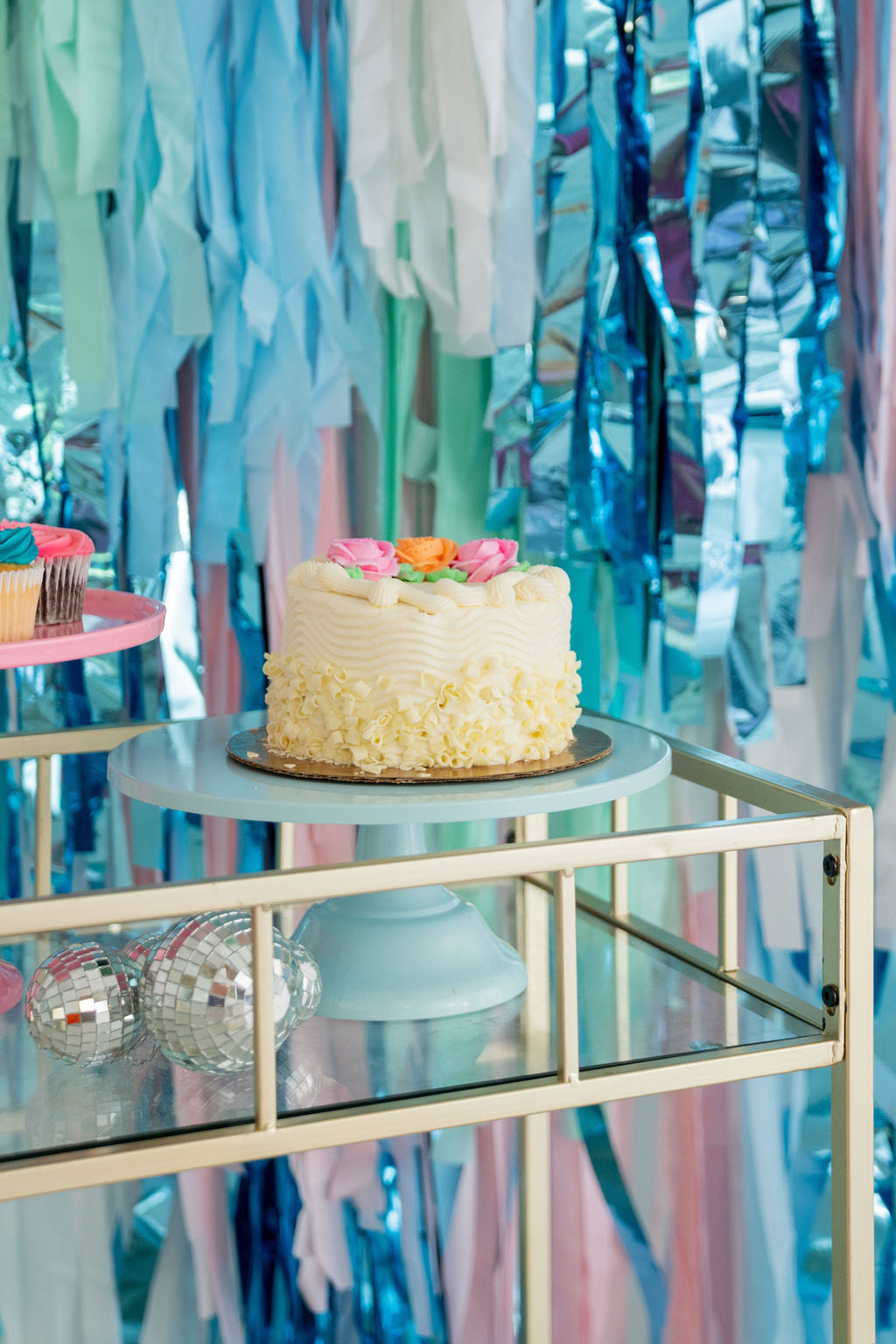 Sleigh My Name Fringe Backdrop-Backdrops-Oh My Darling Party Co