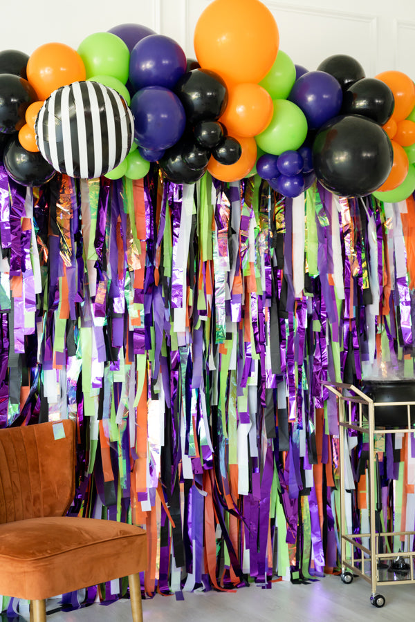 Spooktacular Fringe Backdrop-Backdrops-Oh My Darling Party Co